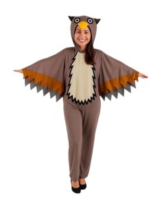 Fantasia de Coruja Tamanho L - de alta qualidade, ideal para carnaval, festas temáticas e eventos especiais.